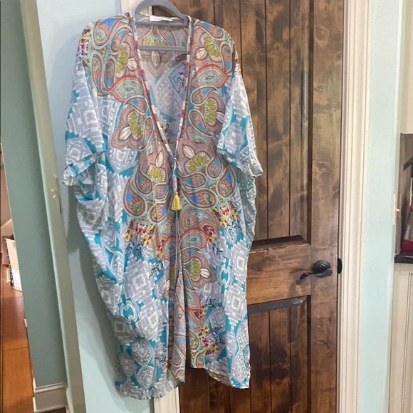 Johnny Was California Regina Kimono Cover-Up. Worn Twice. L/XL. Great condition. - Picture 1 of 6
